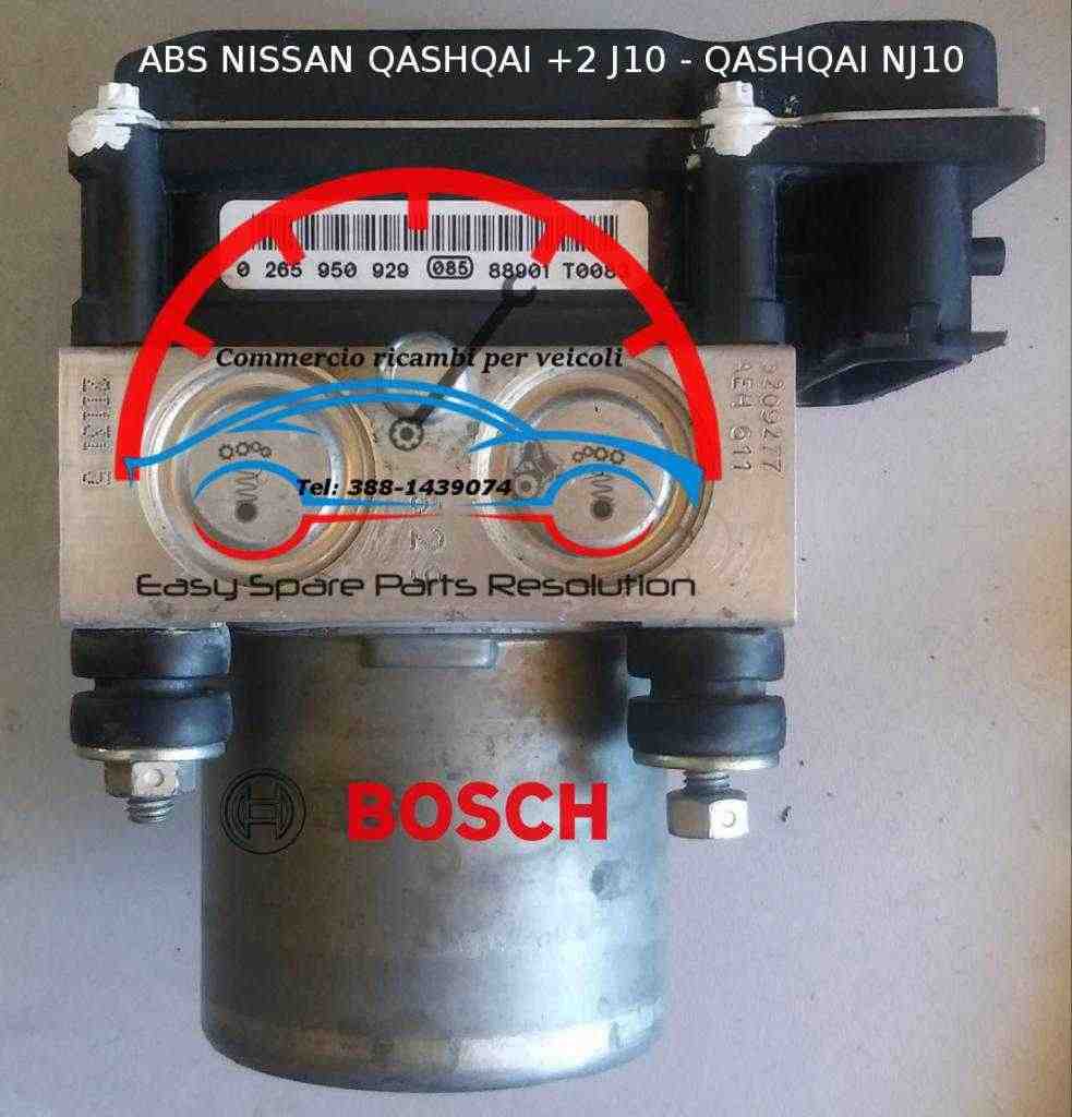 0265950929 0265230217 47660EY16A Abs Nissan Qashqai