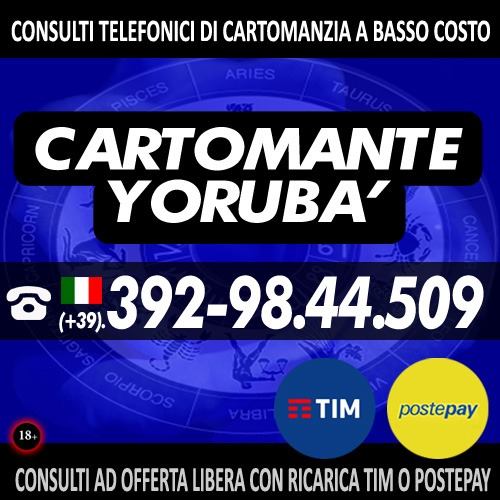 ★CONSULTI A OFFERTA LIBERA★CARTOMANTE YORUBA'★