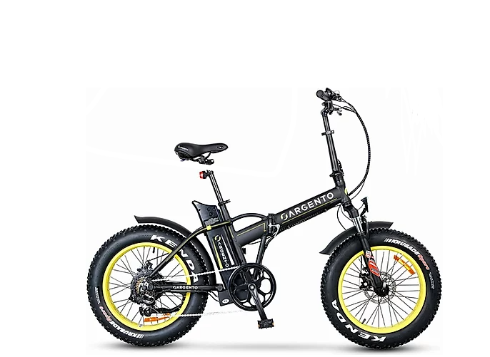 Bicicletta Elettrica E-bike Pieghevole max 70 km Nero AB-MS-Y20 Argento Minimax