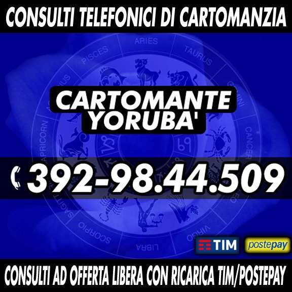 YORUBA CARTOMANTE Consulti telefonici