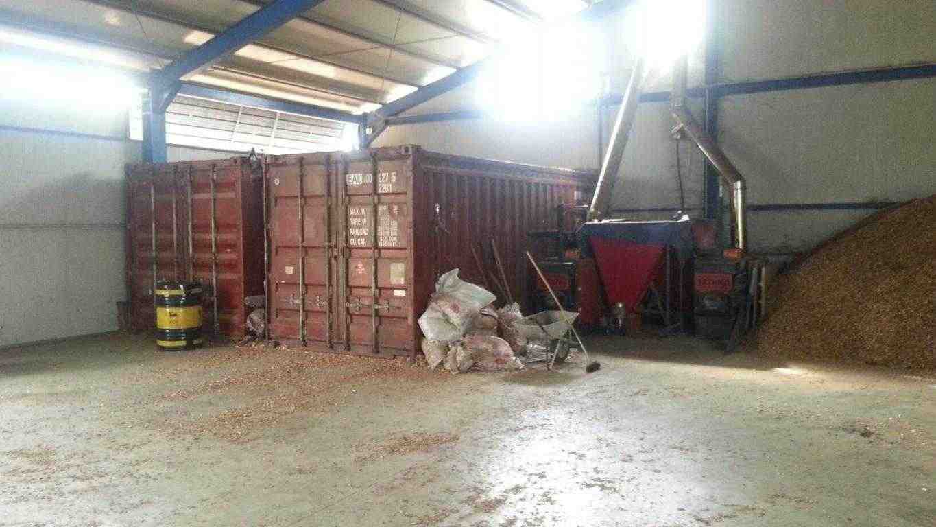 Essiccatore a container per Biomassa