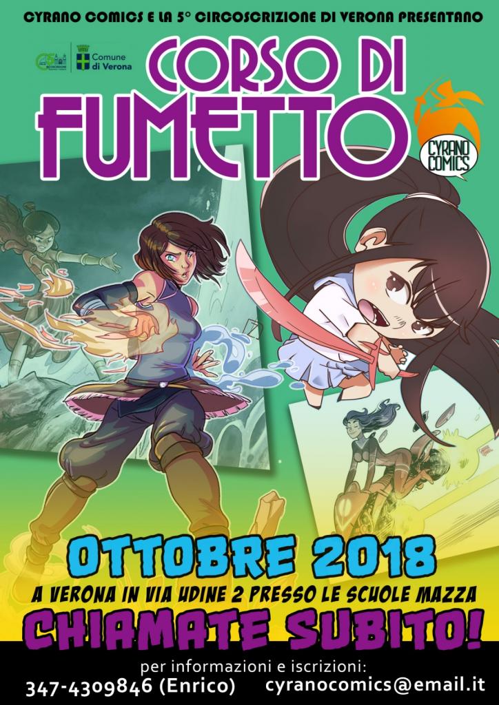 Corso di Fumetto e Manga a Verona - Cyrano Comics