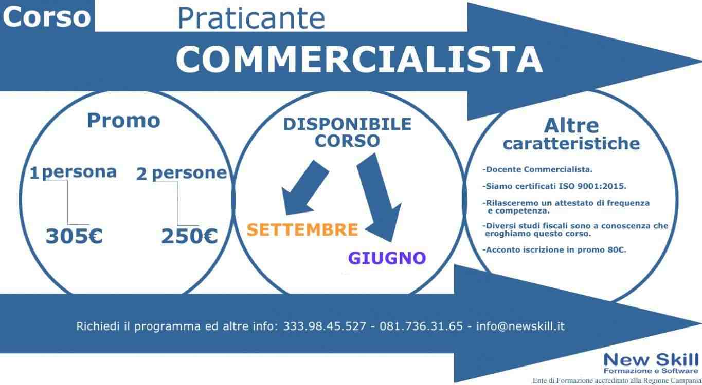 Corso Praticante Commercialista alla New Skill