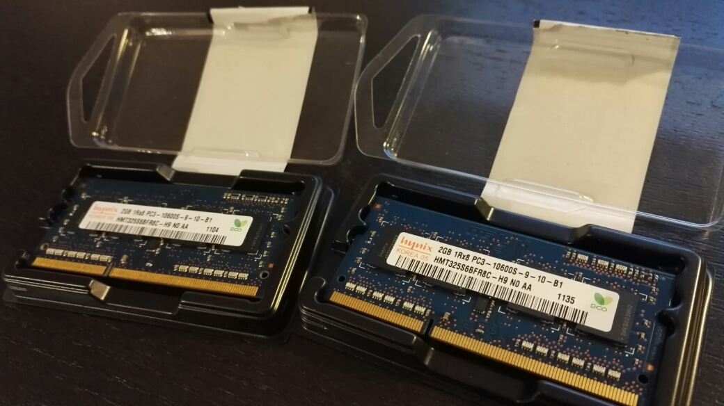 Memoria RAM DDR3 1033 MHz.
