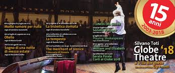 &quotLa Bisbetica Domata" Globe Theatre 2 biglietti 31 agosto