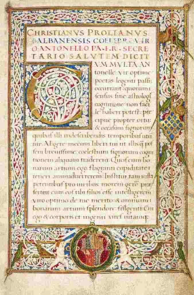 Facsimile Imago: Astrologiae Compendium di Cristiano Proliano