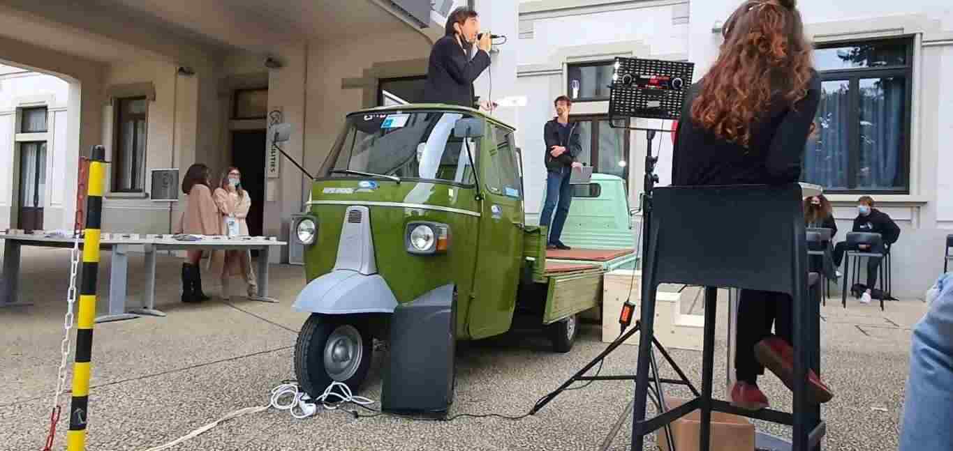 Noleggio Ape Piaggio Vintage per eventi aziendali