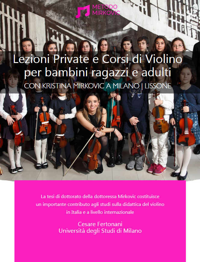 OFFERTA corsi di VIOLINO | con Kristina Mirkovic | a Milano