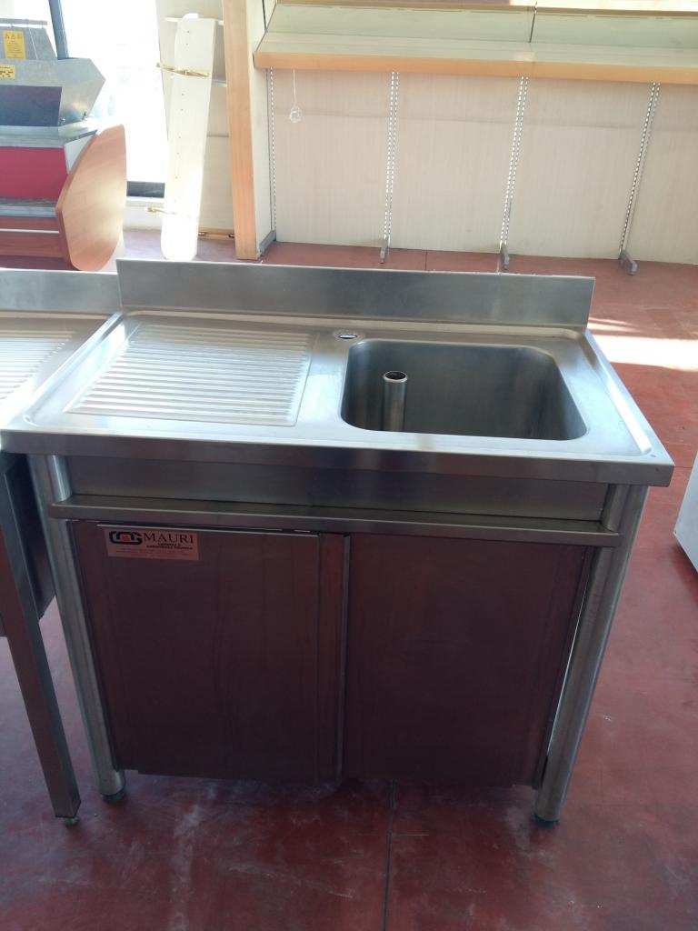 LAVELLO 1 VASCA CON SGOCCIOLATOIO IN ACCIAIO INOX