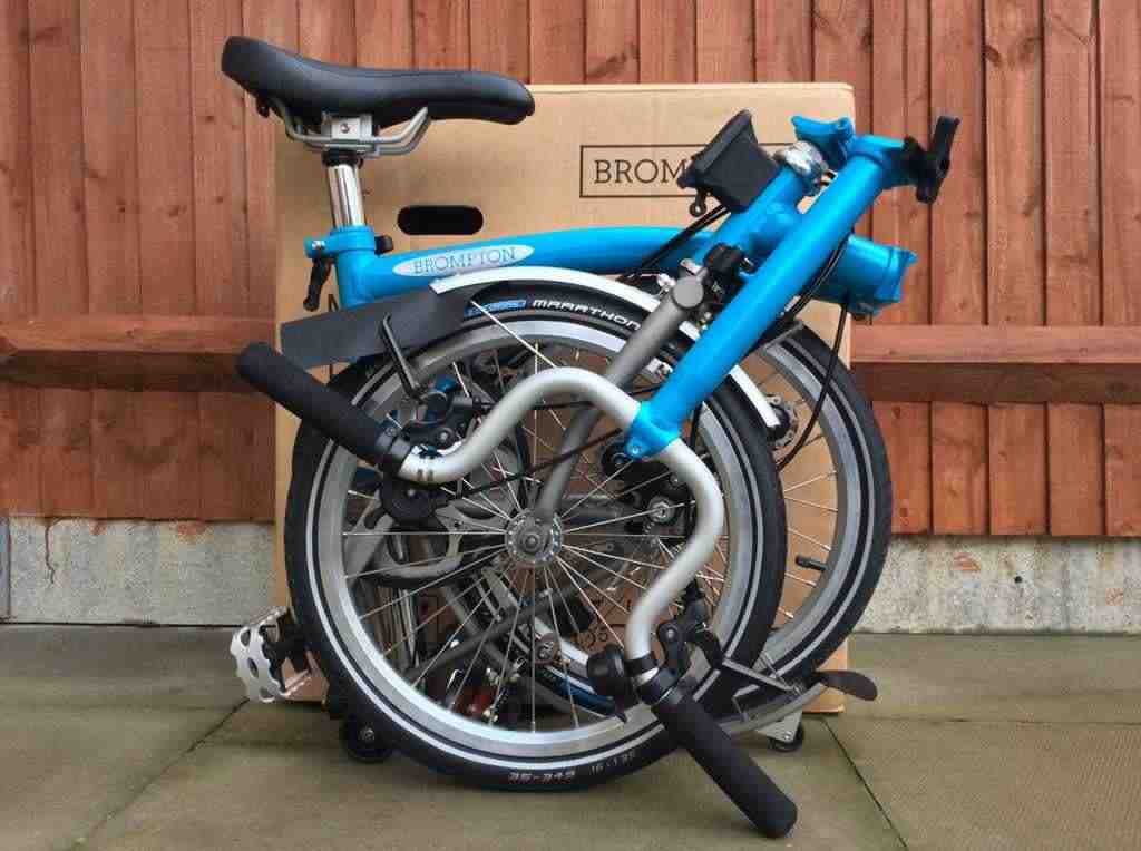 Brompton m3l-x Titanio Ti Superlight Pieghevole Nuovo con Scatola