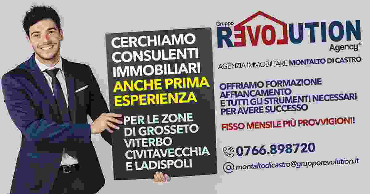 Consulenti immobiliari anche prima esperienza 