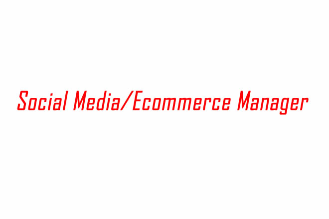 Social Media/Ecommerce Manager