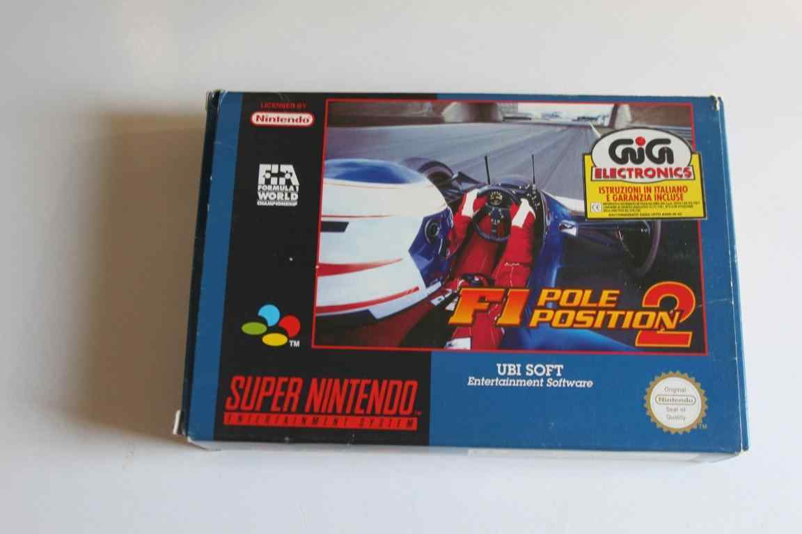  Dettagli su  SUPER NINTENDO SNES - F1 POLE POSITION 2 - COMPLETO GIG UBI SOFT snsp-p-2g 