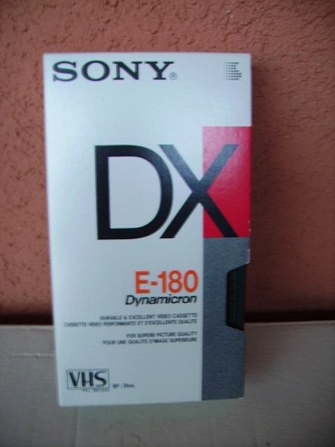 cassette vhs Sony 180