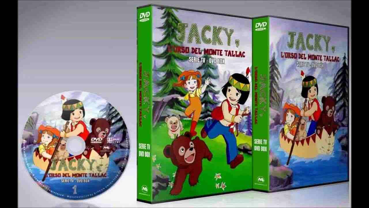 Jacky l'orso del monte Tallac tutta la serie completa in dvd