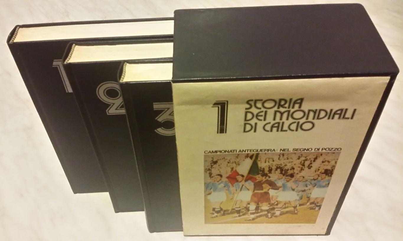STORIA DEI MONDIALI DI CALCIO. CAMPIONATI ANTEGUERRA: NEL SEGNO DI POZZO COFANETTO 3 VOLUMI 1974 PER