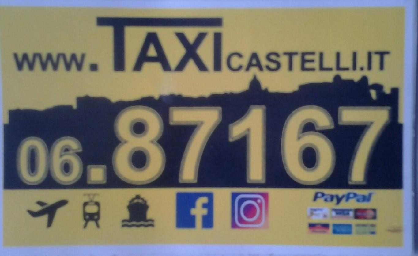 Taxi Marino 06 87167 servizio h24 Carte di credito 