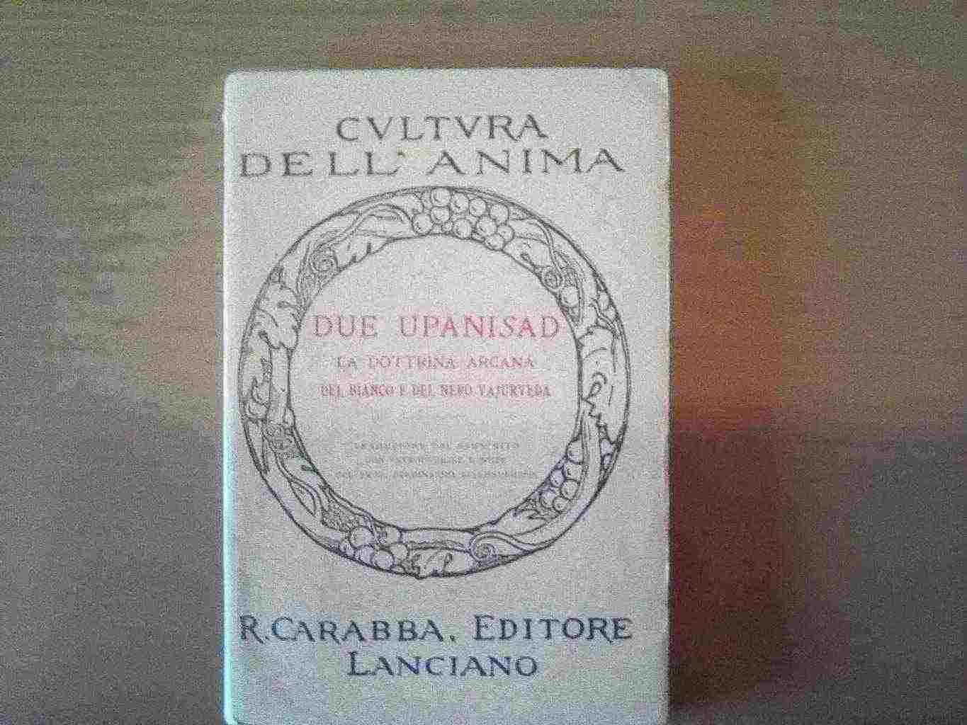 Due Upanishad Libro Raro Lanciano Carabba