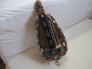 Restauro-1885 HURDY GURDY GHIRONDA PAJOT JEUNE