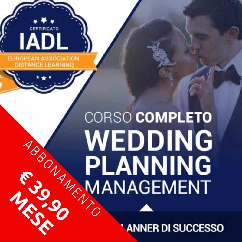 corso per wedding planner