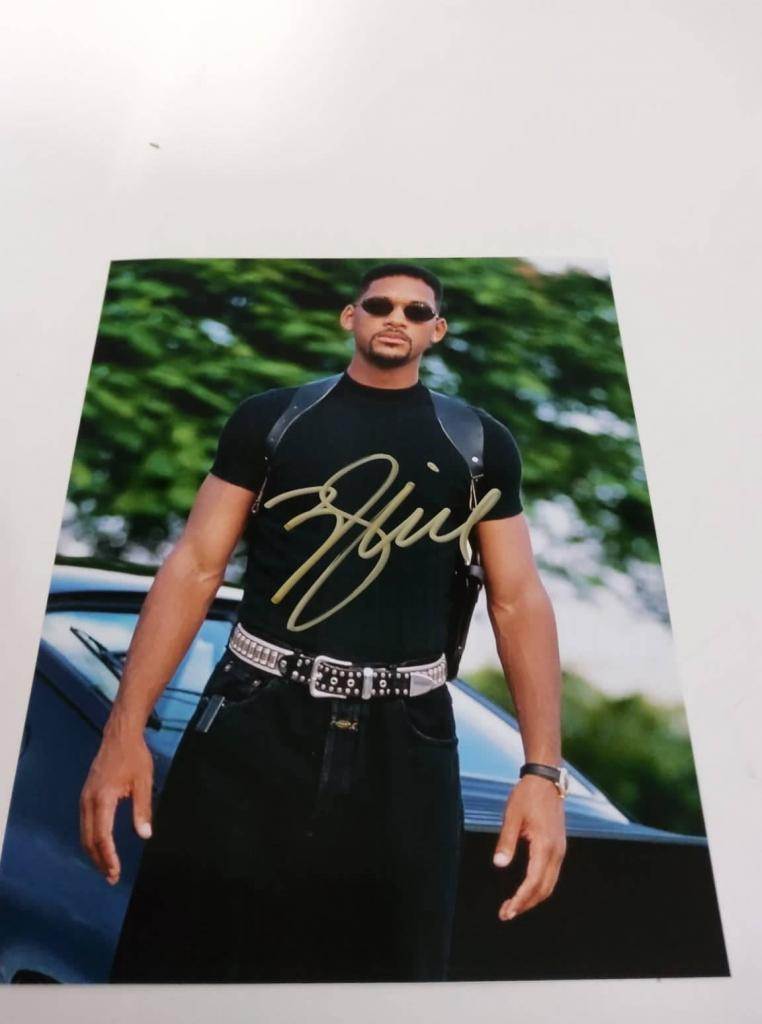 FOTO Will Smith Bad Boys Autografata Signed + COA Photo Will Smith Bad Boys Autografato Signed