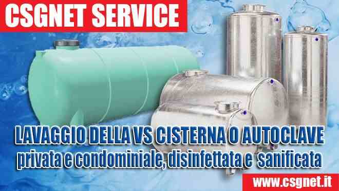 La cisterna autoclave del tuo condominio e di casa sei sicuro che sia pulita e sanificata