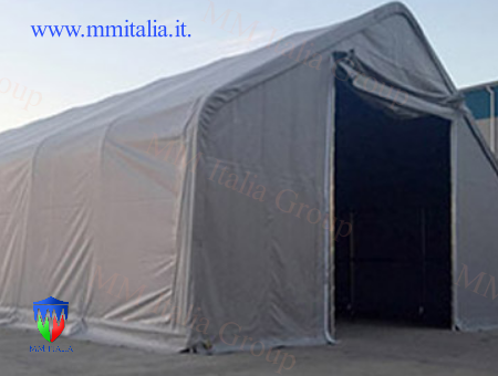 Agritunnel Copertura Tendone Industriale  in Pvc Ignifugo 