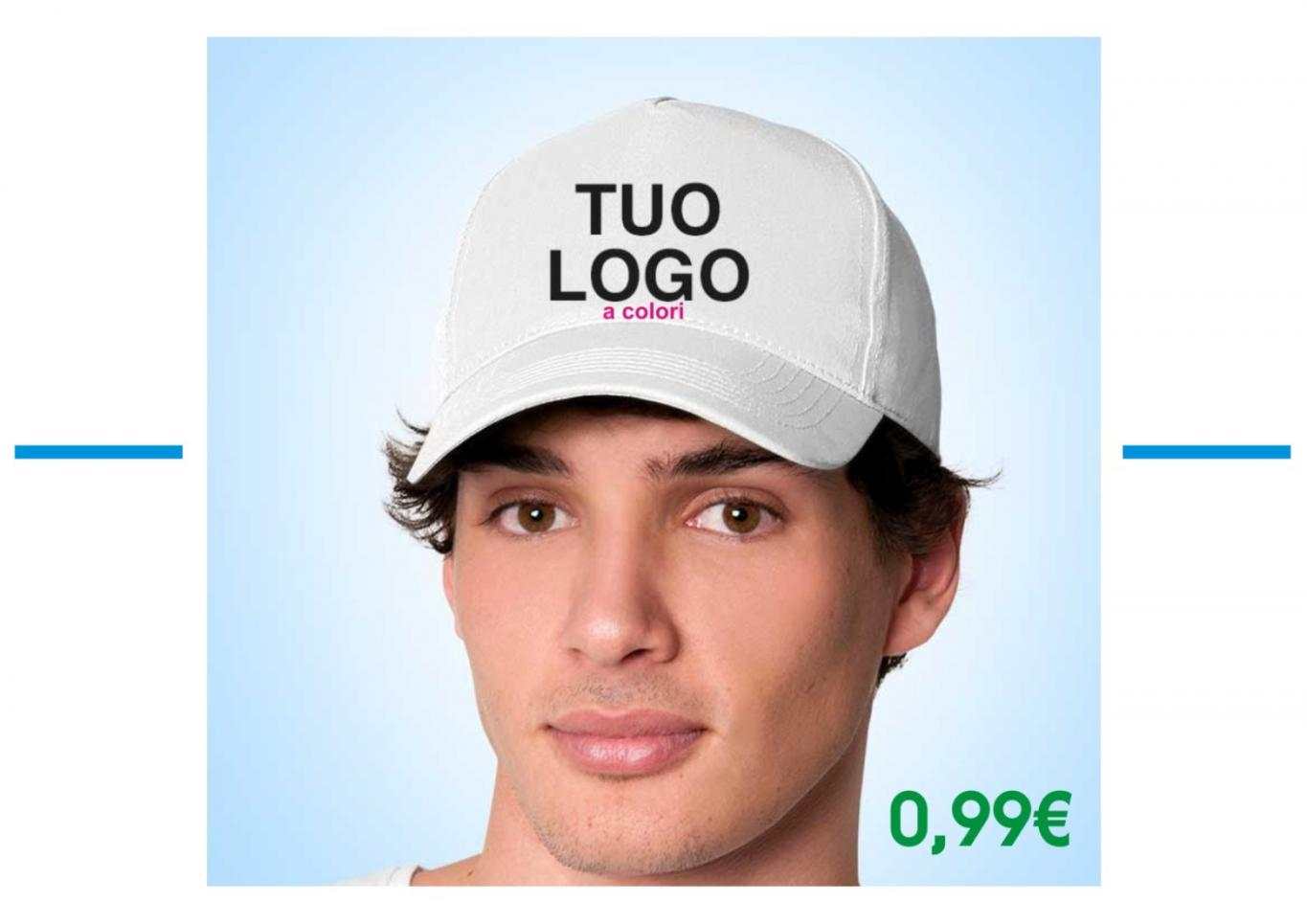 Cappellini personalizzati a 0,99€