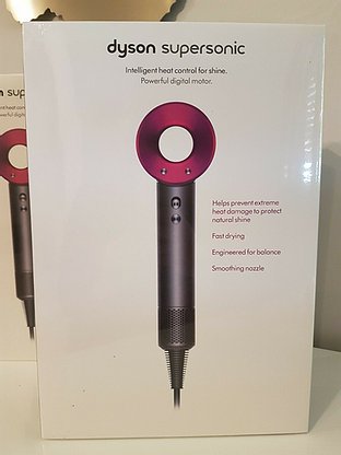 Dyson Supersonic HD01 Asciugacapelli Hair Dryer 1600 W Nero Fucsia