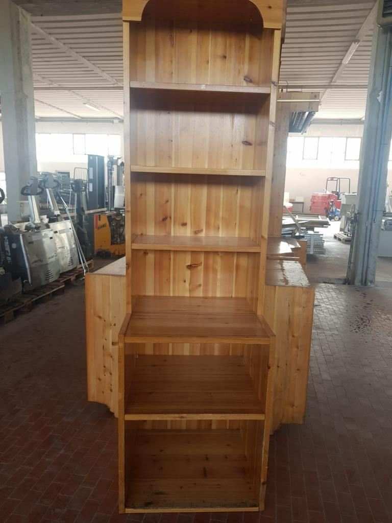 ESPOSITORI/CREDENZE DI LEGNO MASSELLO USATE