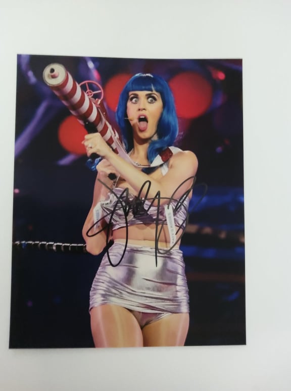 FOTO Katy Perry Autografata Signed + COA Photo Katy Perry Autografata Signed