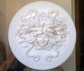 Mito greco di Medusa scultura diametro 49 cm 