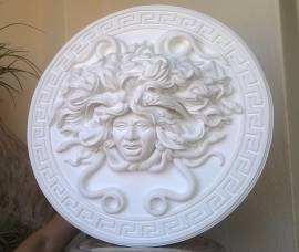 Mito greco di Medusa scultura diametro 49 cm 