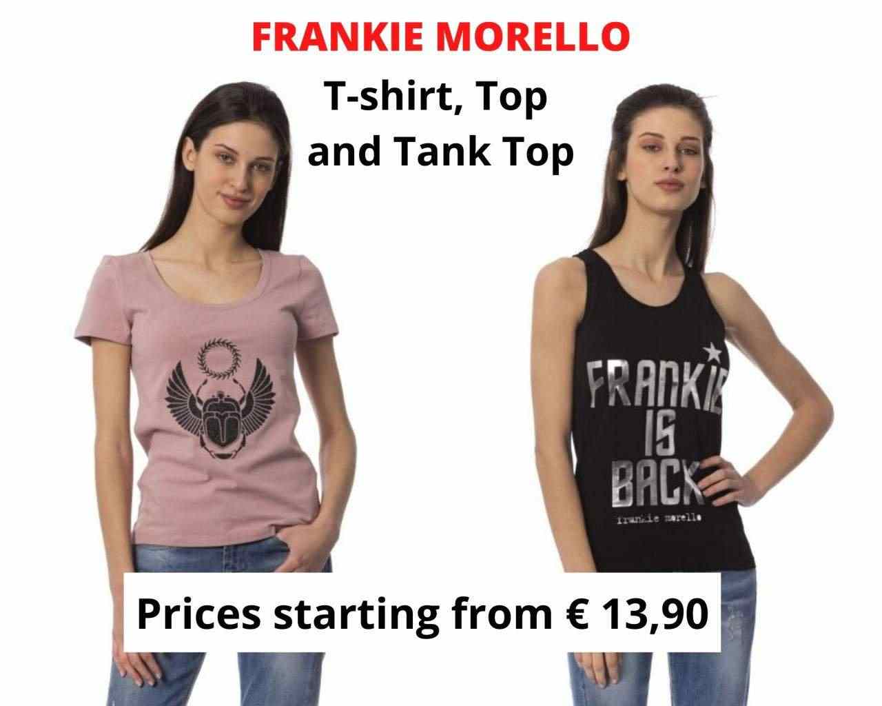 STOCK T-SHIRT, TOP E CANOTTE DONNA FRANKIE MORELLO.