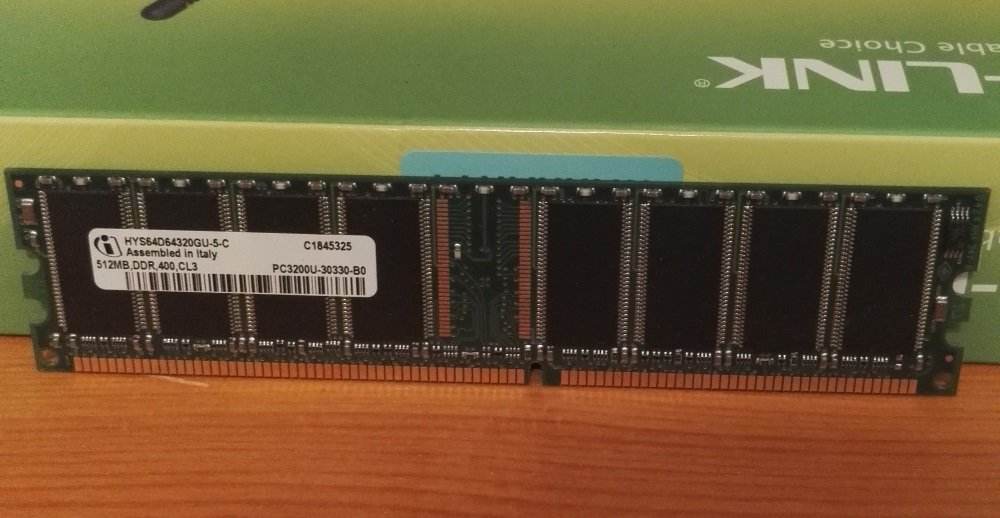 Ram 512 MB PC3200U DDR SDRAM 400 Mhz Desktop