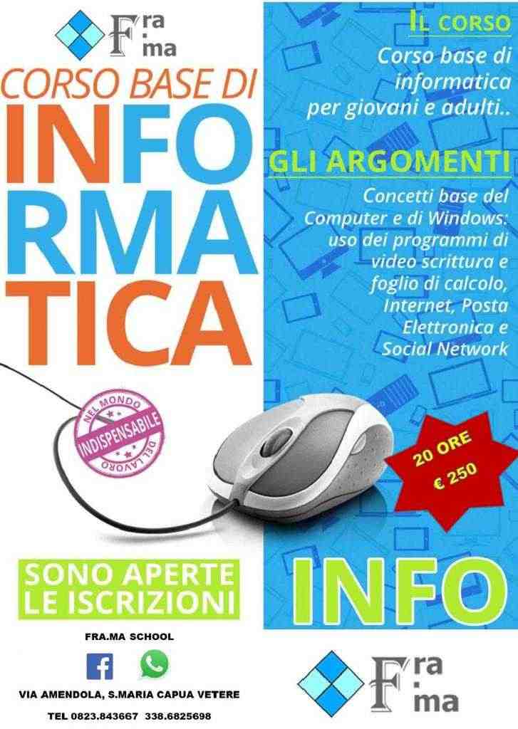 CORSO BASE DI INFORMATICA