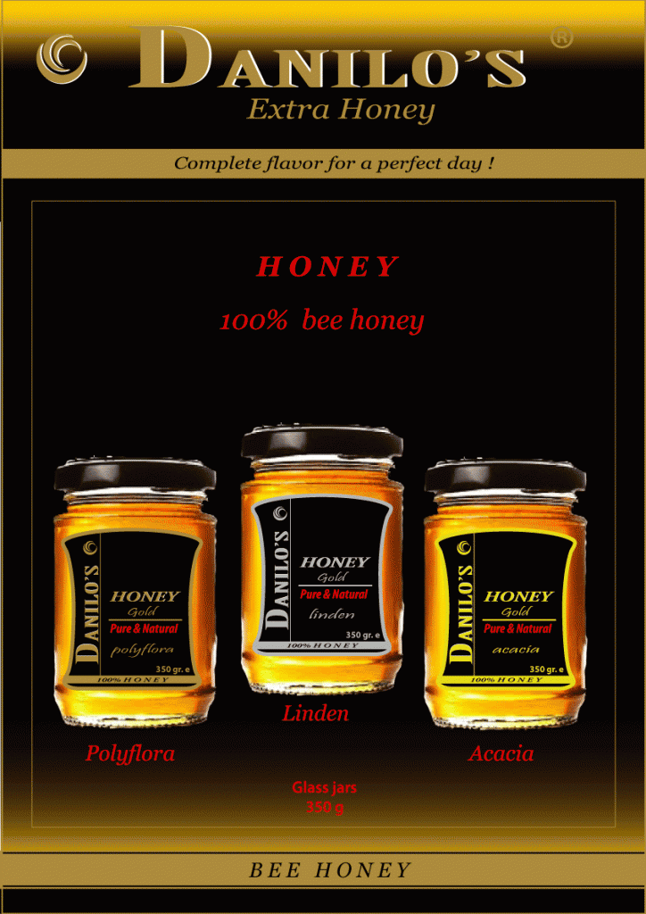 HONEY POLIFLORA DANILO’S Extra – Complete flavor for a perfect day !