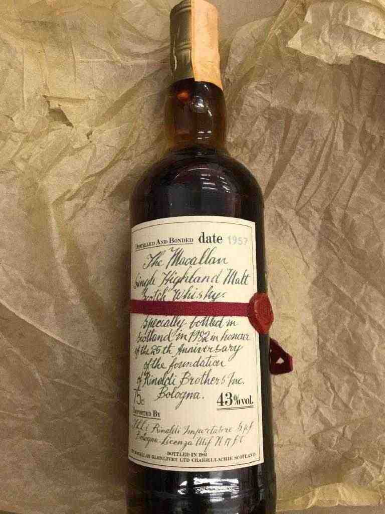 Macallan Single Malt Scotch Whiskey da 1957