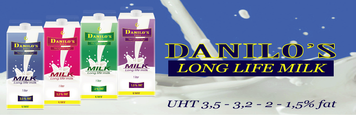 Latte UHT DANILO’S Extra – Complete flavor for a perfect day !