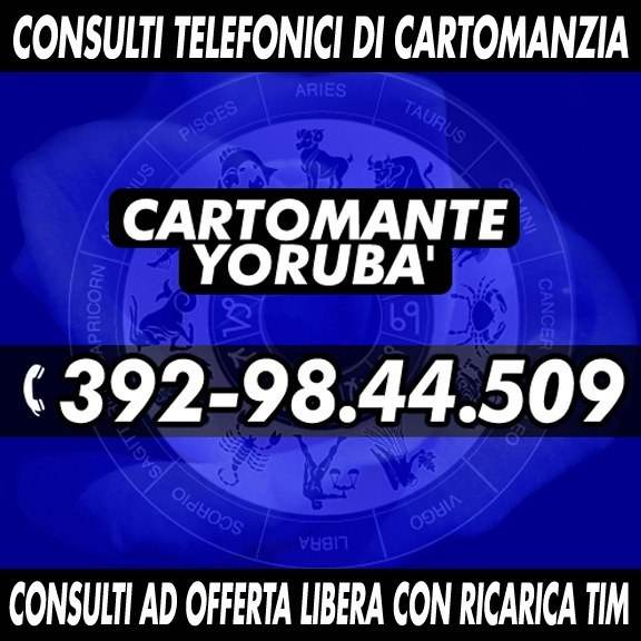 STUDIO CARTOMANTE YORUBA' - Consulto telefonico con offerta libera