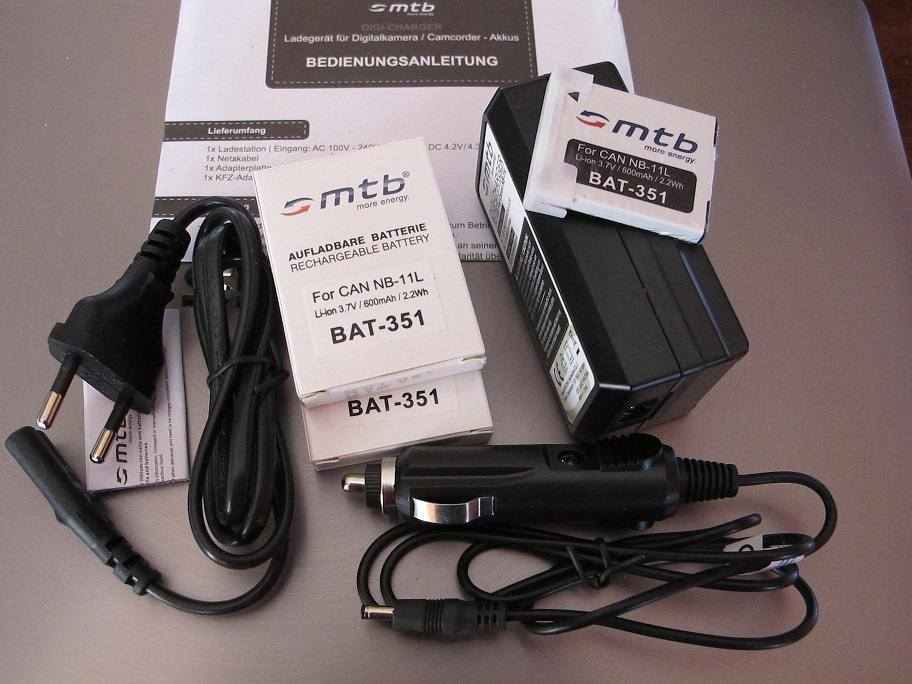 mtb digi charger dcl 638 cannb 11L +2 batt.lio-ion 351