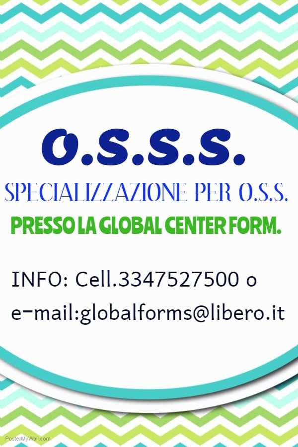 Corso 3°S(Operatore Socio Sanitario Specializzato)
