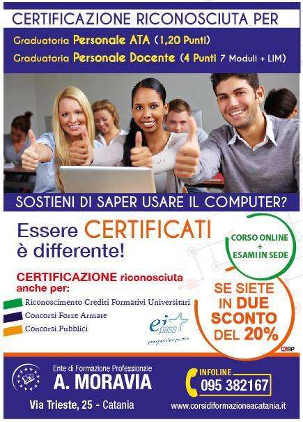 Corso EIPASS - Certificazione Informatica