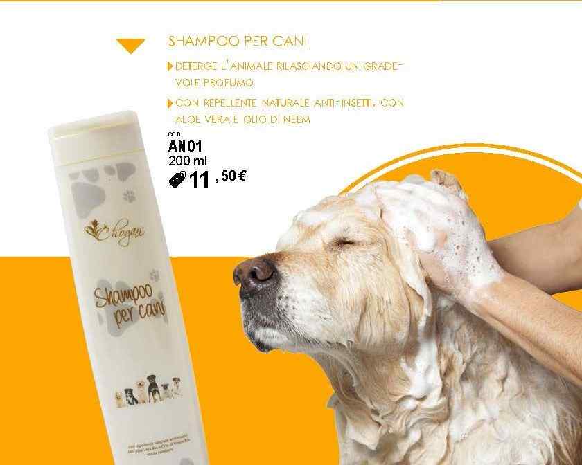 Shampoo per cani Chogan