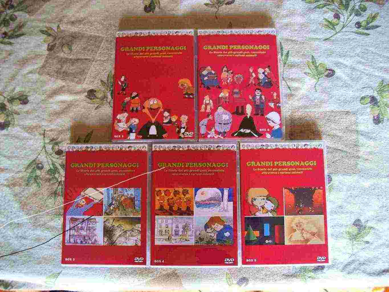 Grandi Personaggi serie animata rarissima in dvd